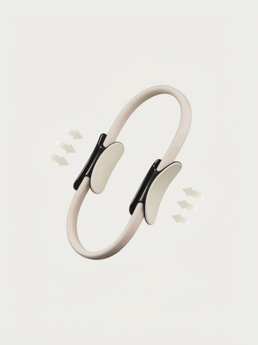 Pilates Toning Ring – Fiberglass | Dual Padded Handles | 14.5 in | 3 Colors