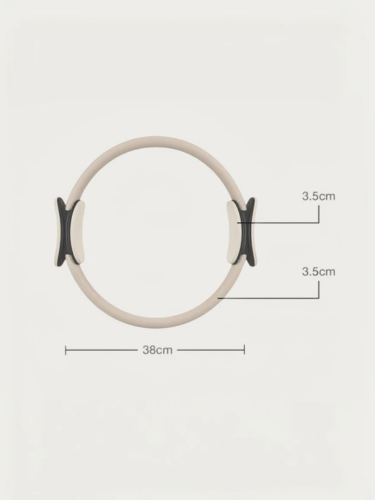 Pilates Toning Ring – Fiberglass | Dual Padded Handles | 14.5 in | 3 Colors