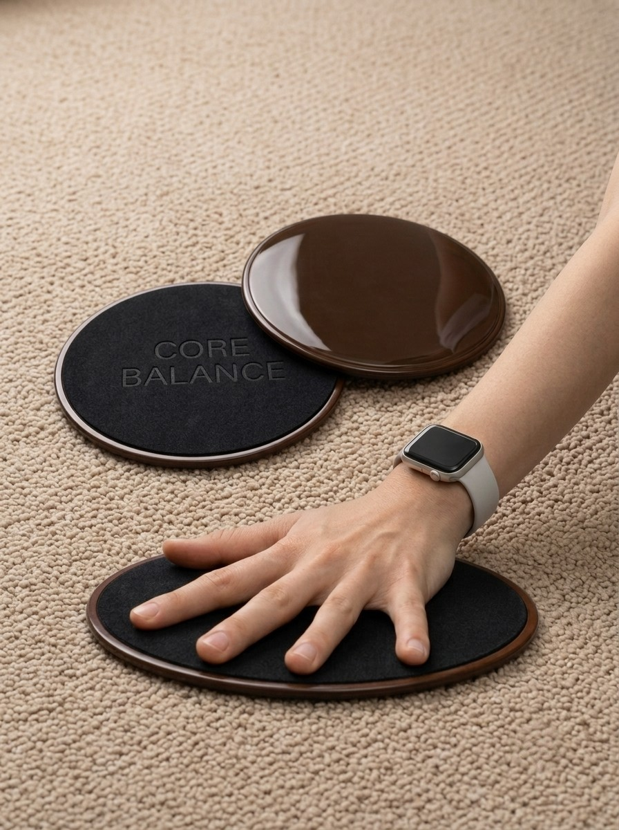 Core Gliding Discs – Dual-Sided Pilates Sliders | Pairs | 17.5cm